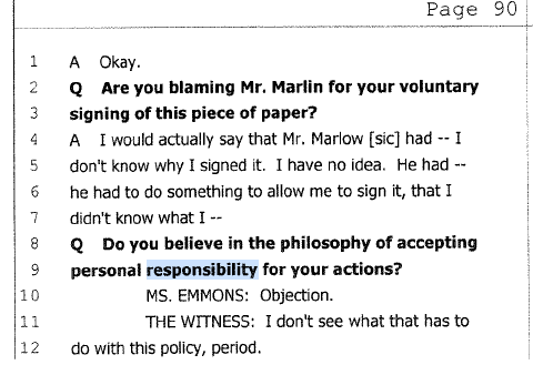 2010 Blumenthal Depo Accountability 4 2010-Blumenthal v New York Life - Deposition - Universal Life Policy